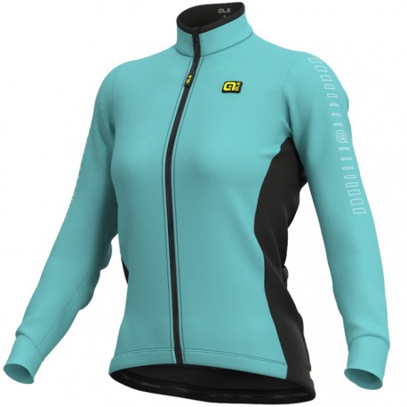  Maillot ciclismo ALÉ Solid Fondo Mujer Azul Agua