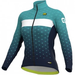  Maillot ciclismo ALÉ PRR Stars Mujer Azul Agua