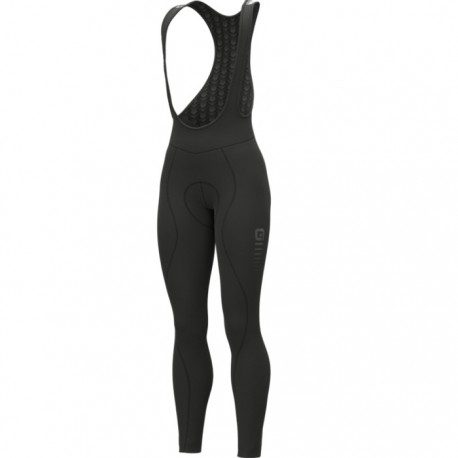  Culote ciclismo mujer Alé Solid Essential Negro Gris con tirantes