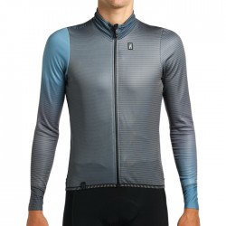  Maillot ciclista INVERSE Oiteag Gris Azulado